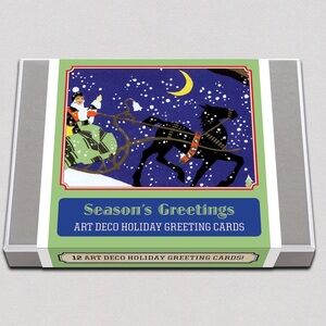 Laughing Elephant brand! Season’s Greetings Art Deco cards box set! Brand New!